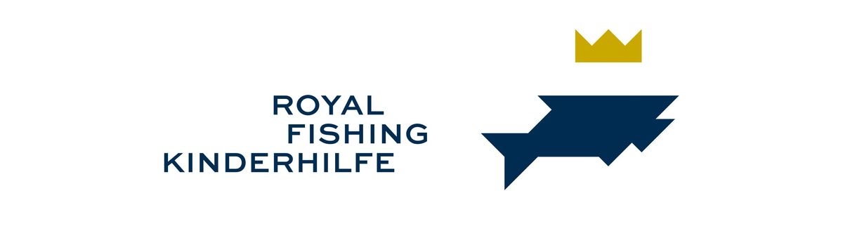 Wort- Bildmarke für die Royal Fishing Kinderhilfe