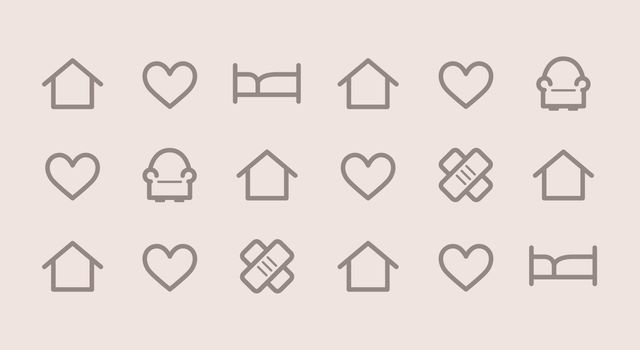 Übersicht der Icons für die Sankt Marien Dachmarke