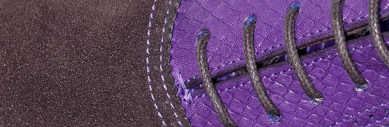 Nahaufnahme eines Schuhmodells von Binné