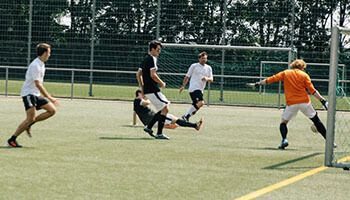 Fußballszene beim Turnier von Cologne Intelligence