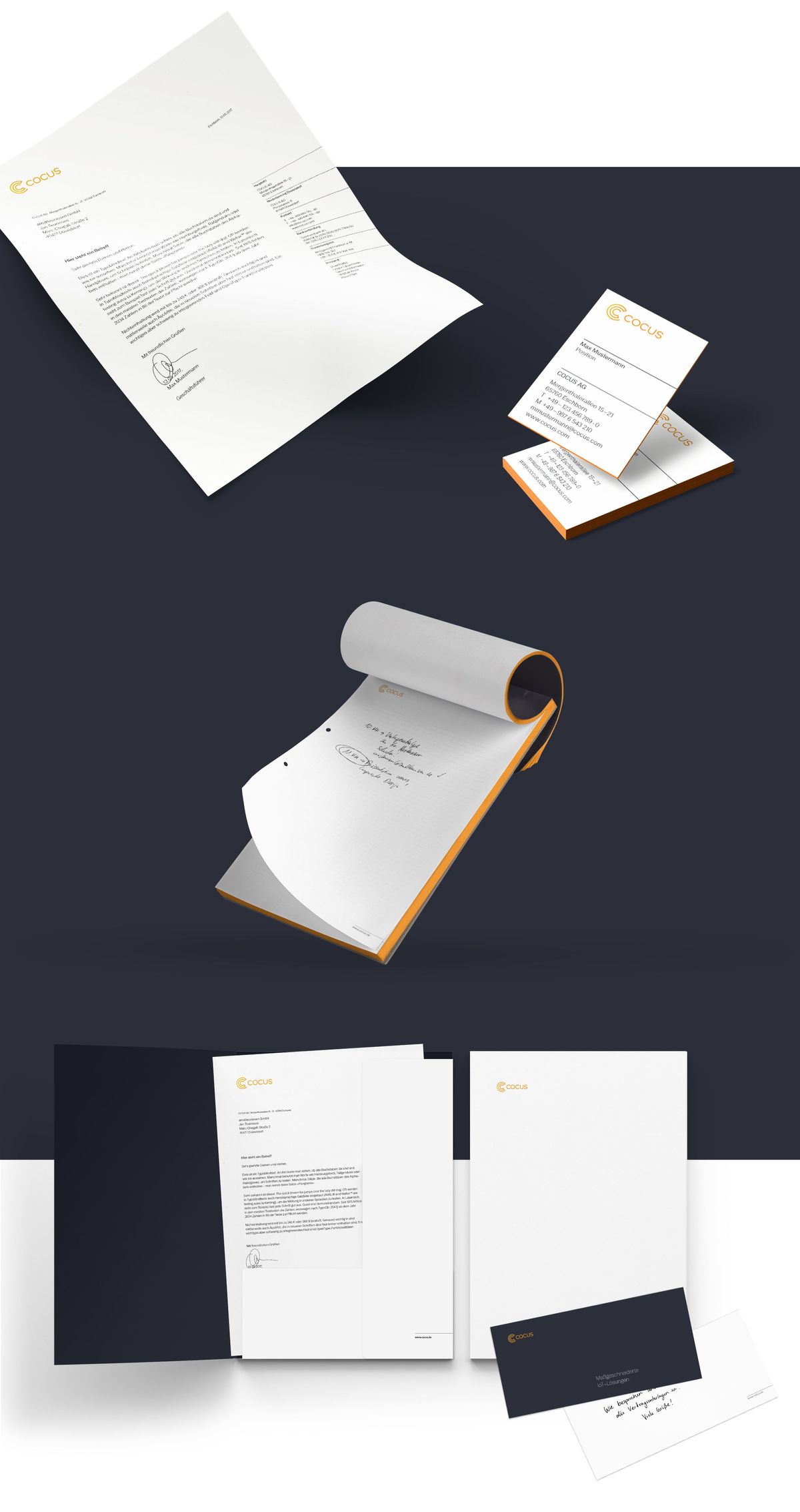 Printmedien im neuen Cocus-Design