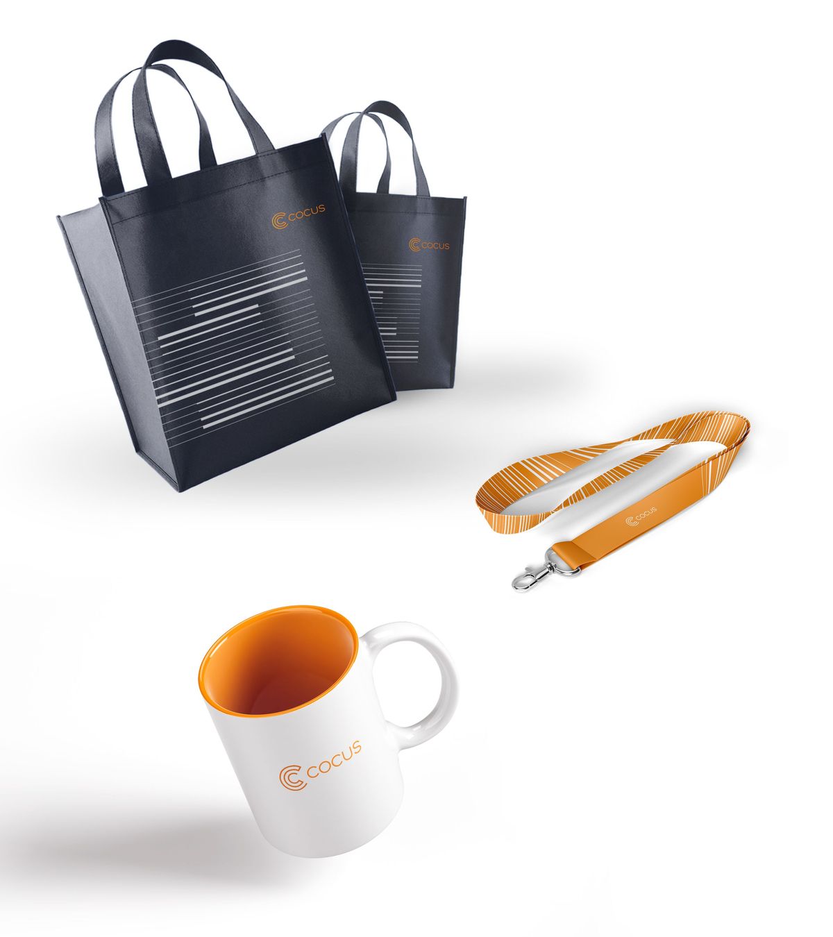 Werbemittel der Cocus im neuen Corporate Design