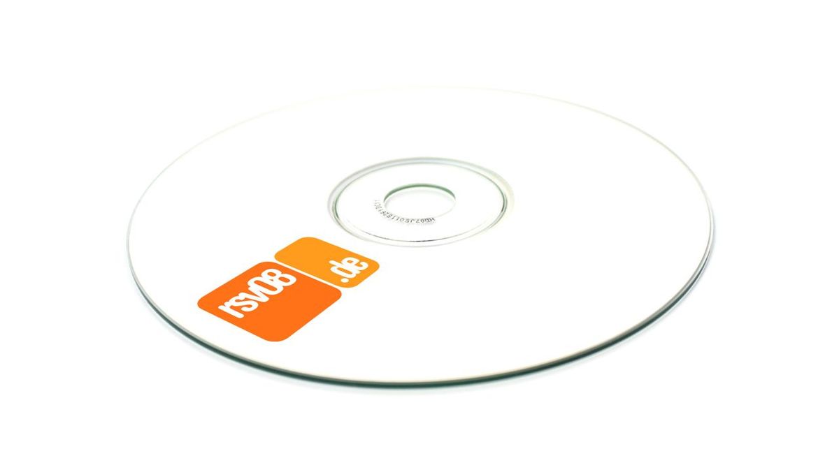 CD mit Logoaufdruck