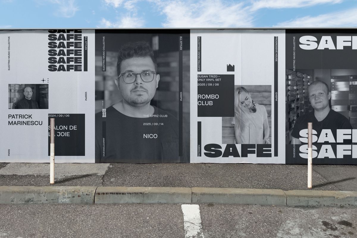 Plakatwand Safe