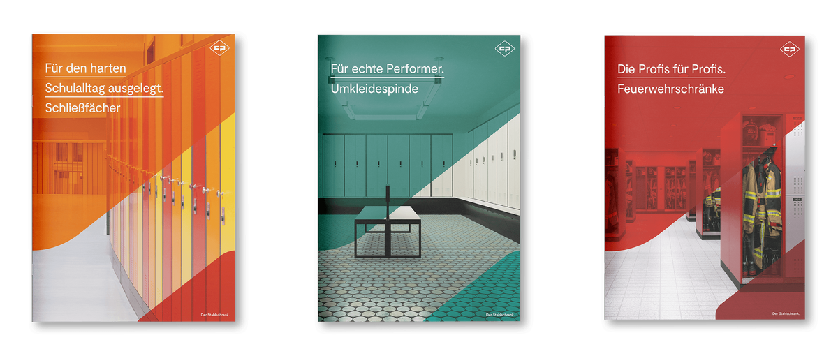 Drei Cover im neuen Design.