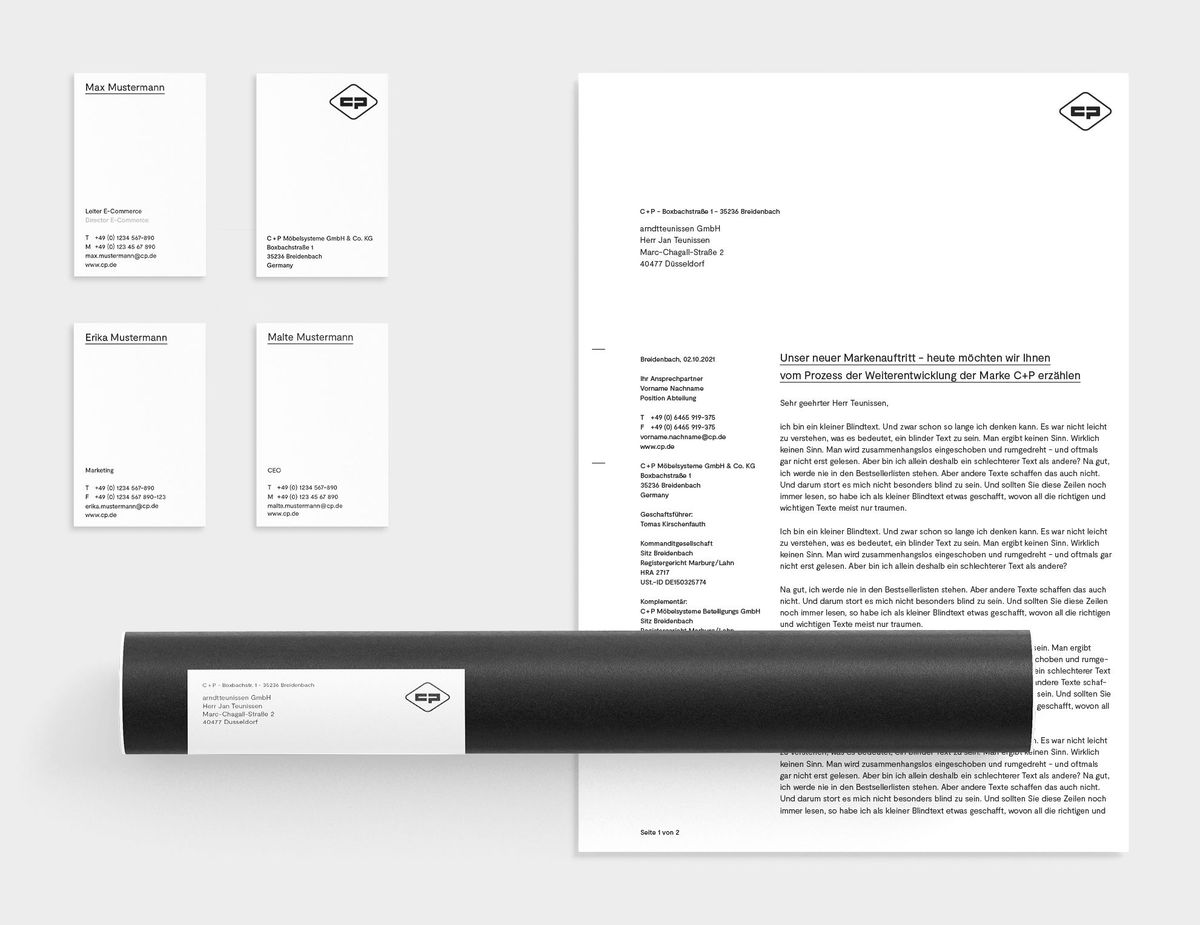 Übersicht von verschiedenen Medien im neuen Design.