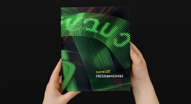 Cover der Broschüre von curveLED