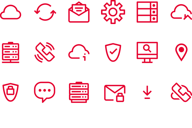 Übersicht verschiedener Icons