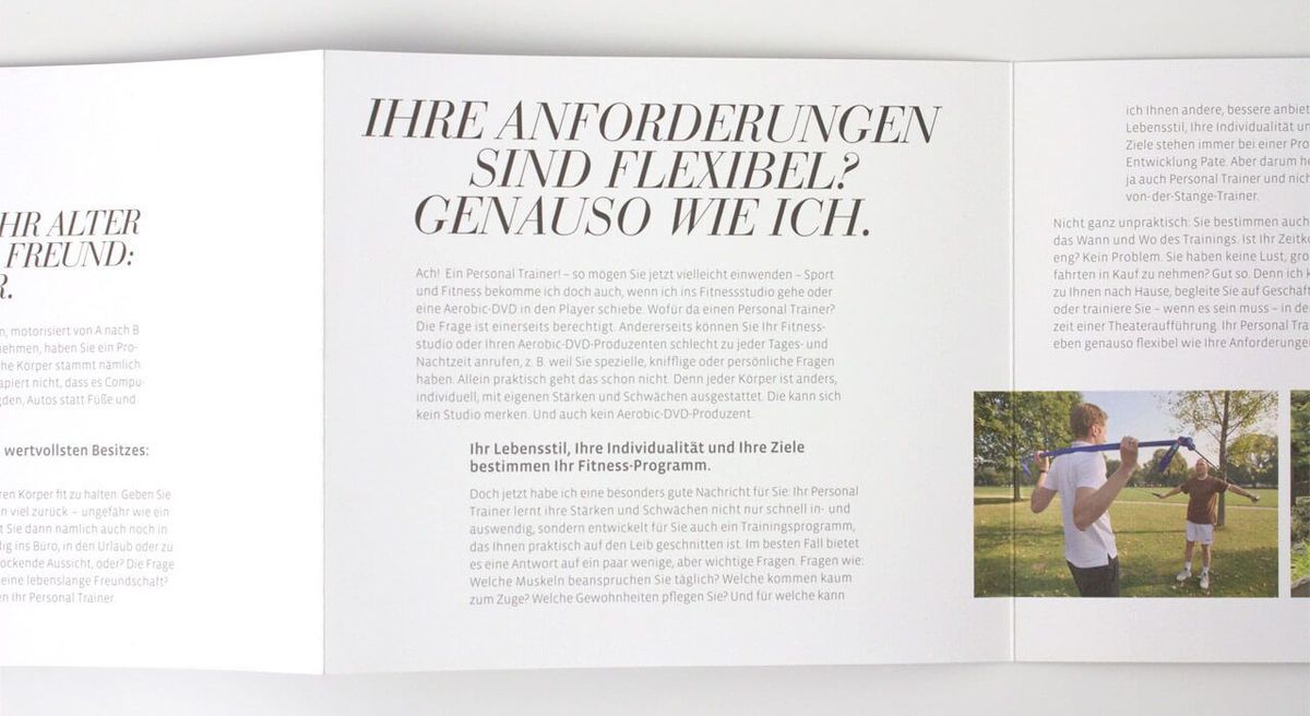 Gute Typografische Arbeit für Achim Fränkel