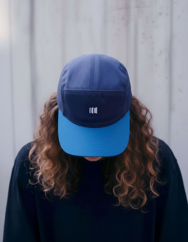 Basecap mit Logo der Deutschen Hochschulwerbung als Teil des Markenauftritts.