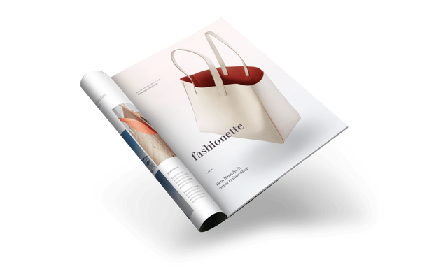 Mock-Up ganzseitige Anzeige in Magazin