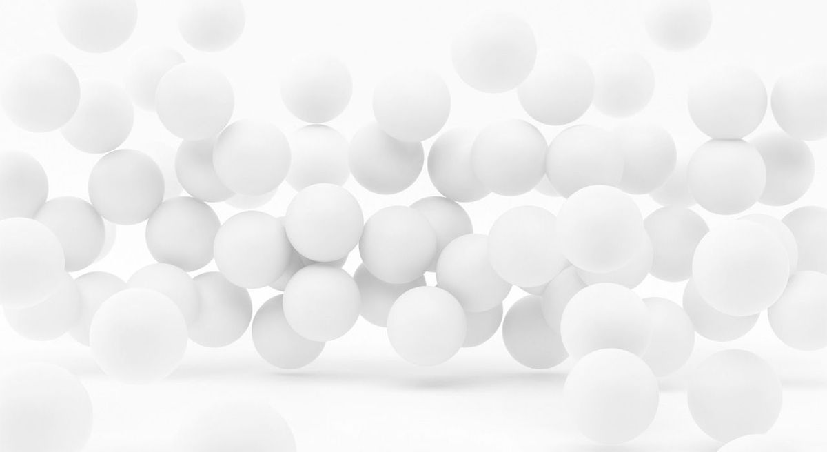 Tischtennisbälle gerendert