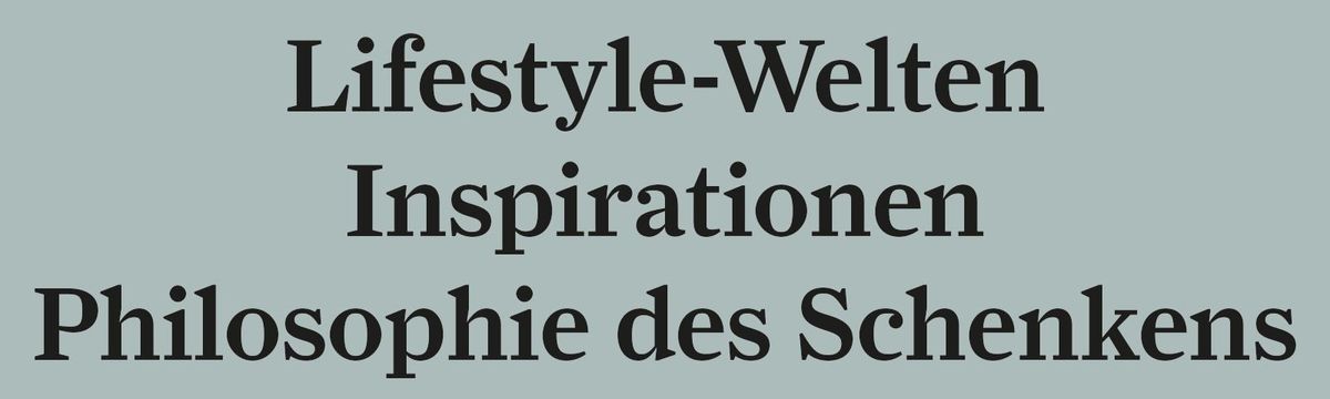 Schriftmuster aus der Gestaltung des Franzen Magalogs