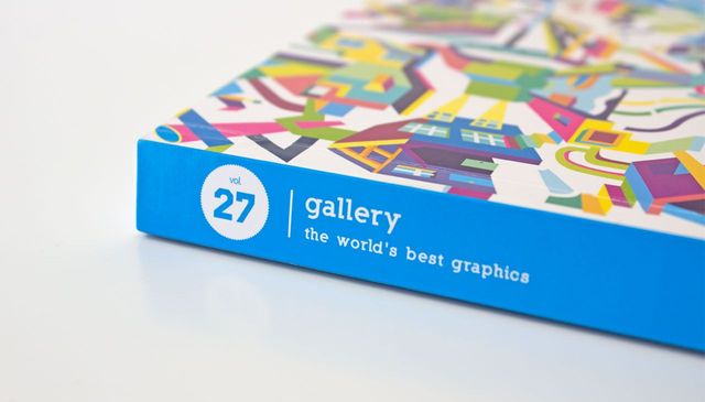 Buchrücken der siebenundzwanzigste Ausgabe vom gallery magazine