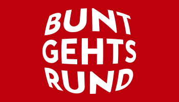 Logo der Kampagne Bunt gehts Rund für Borussia Düsseldorf