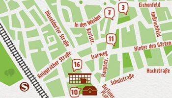 Ausschnitt eines Stadtplans